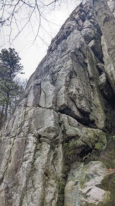 Rock Climbing in White Rocks, South Central PA